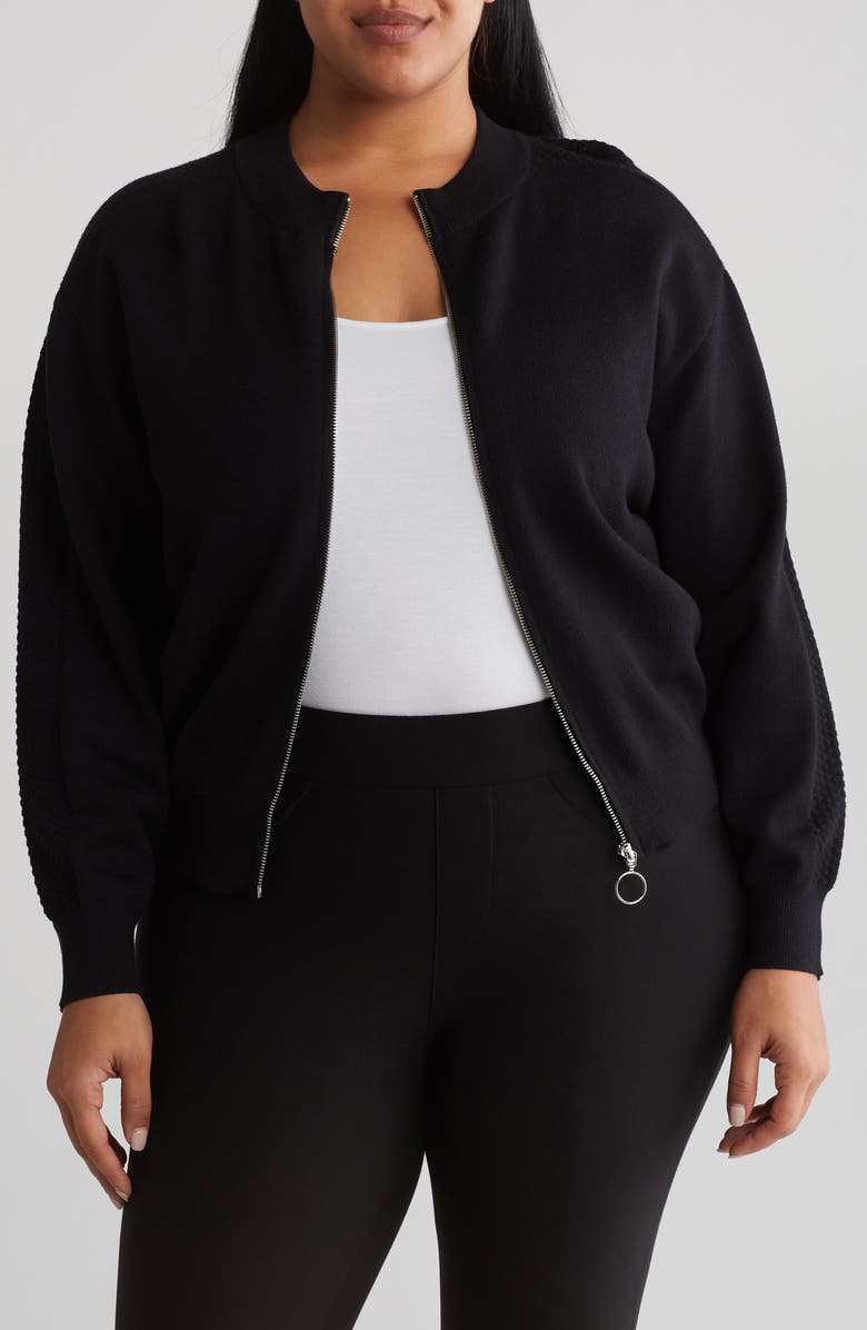 BY DESIGN Tom Crochet Zip Sweater, Main, color, 