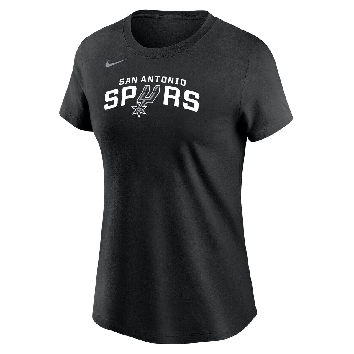 Nike Women's Nike Black San Antonio Spurs Wordmark Core T-Shirt (Women ...