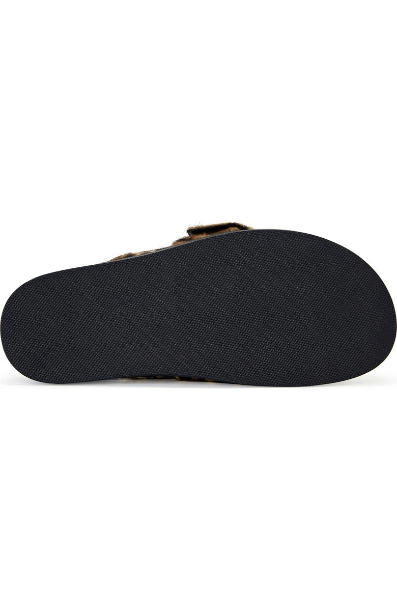 AZALEA WANG Archibald Faux Calf Hair Clog, Alternate, color, Leopard