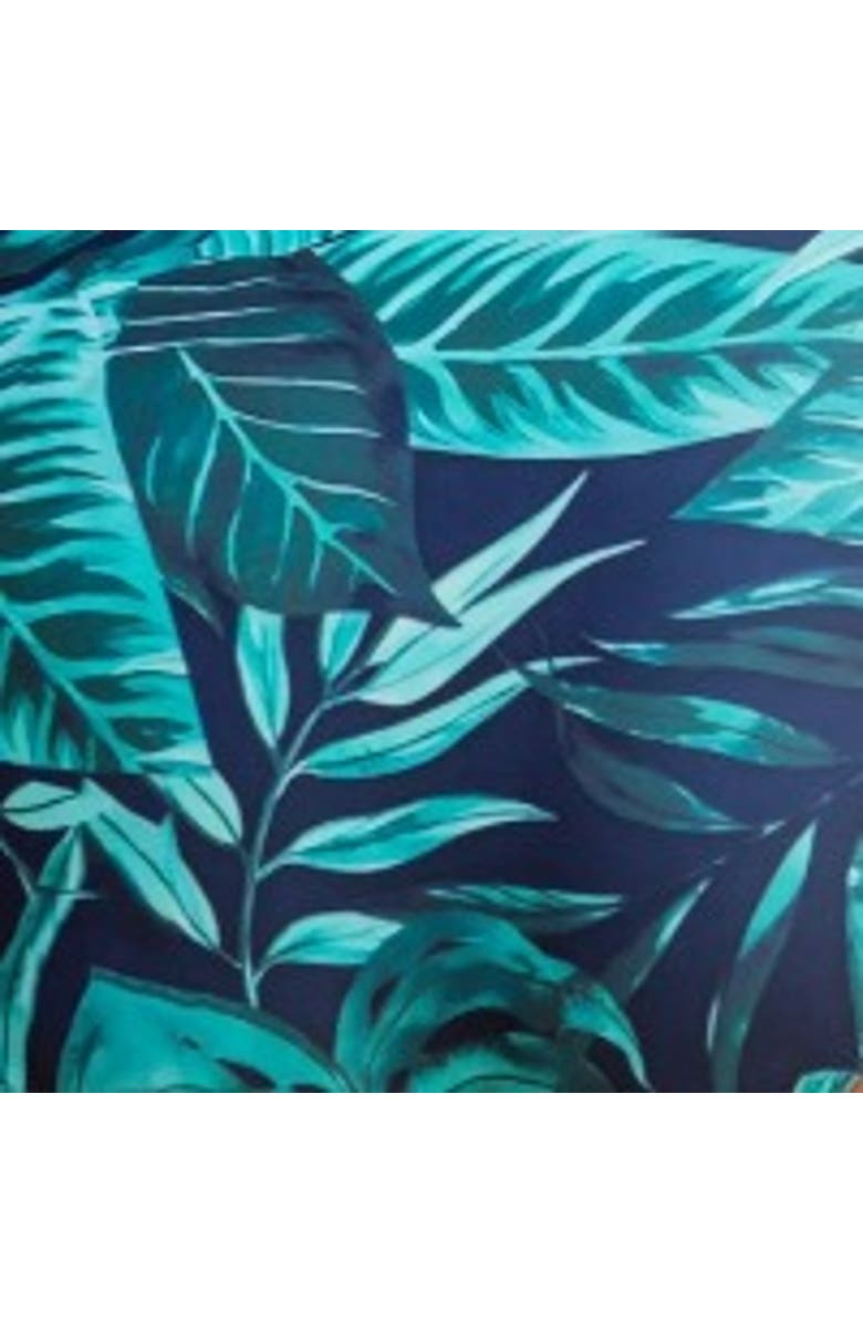 FASHION-SZN CURVE Trim Detail Sculpting Swimsuit, Alternate, color, Green