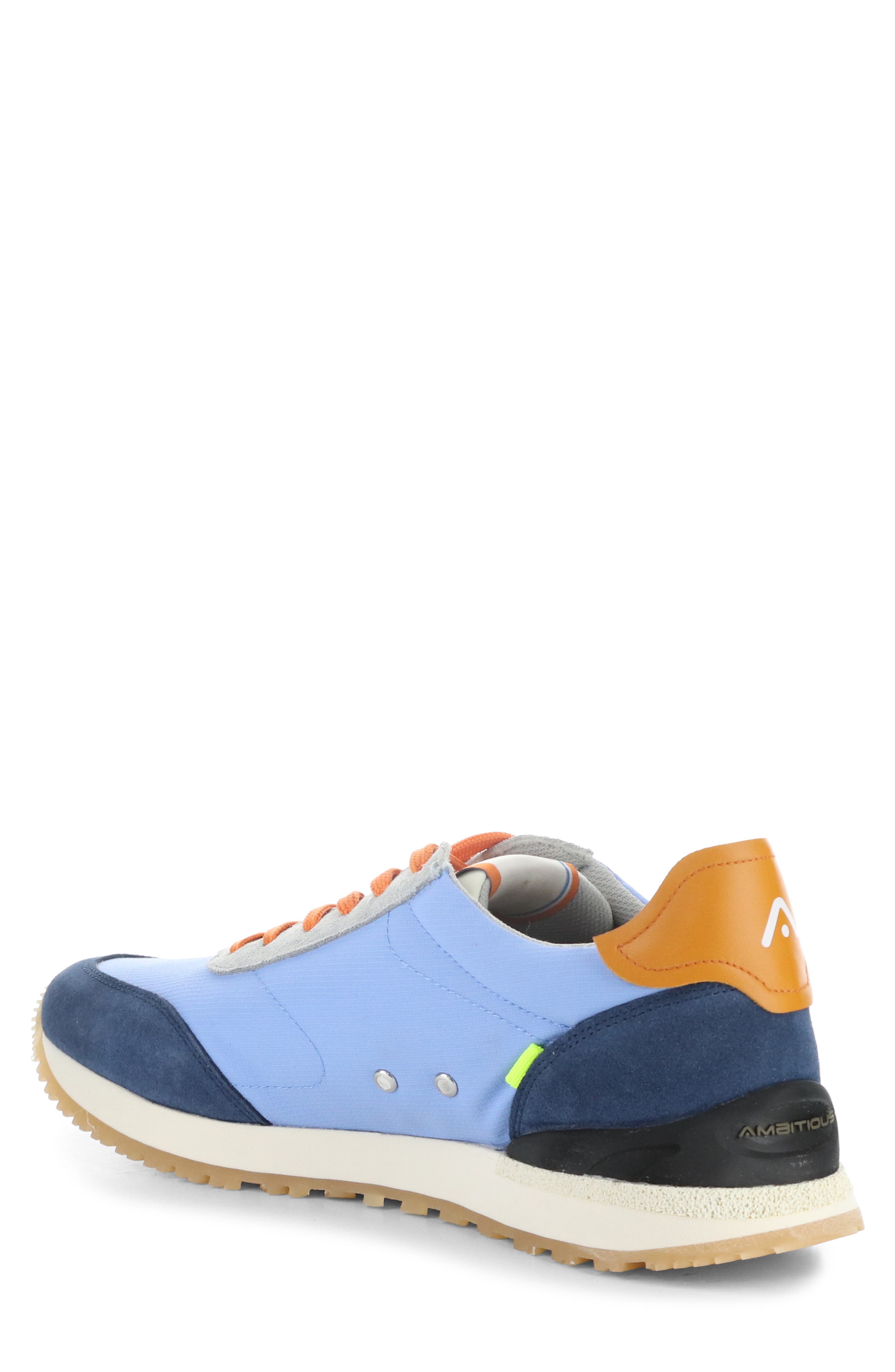 Ambitious 13853 Low Top Sneaker, Alternate, color, Blue/ Orange