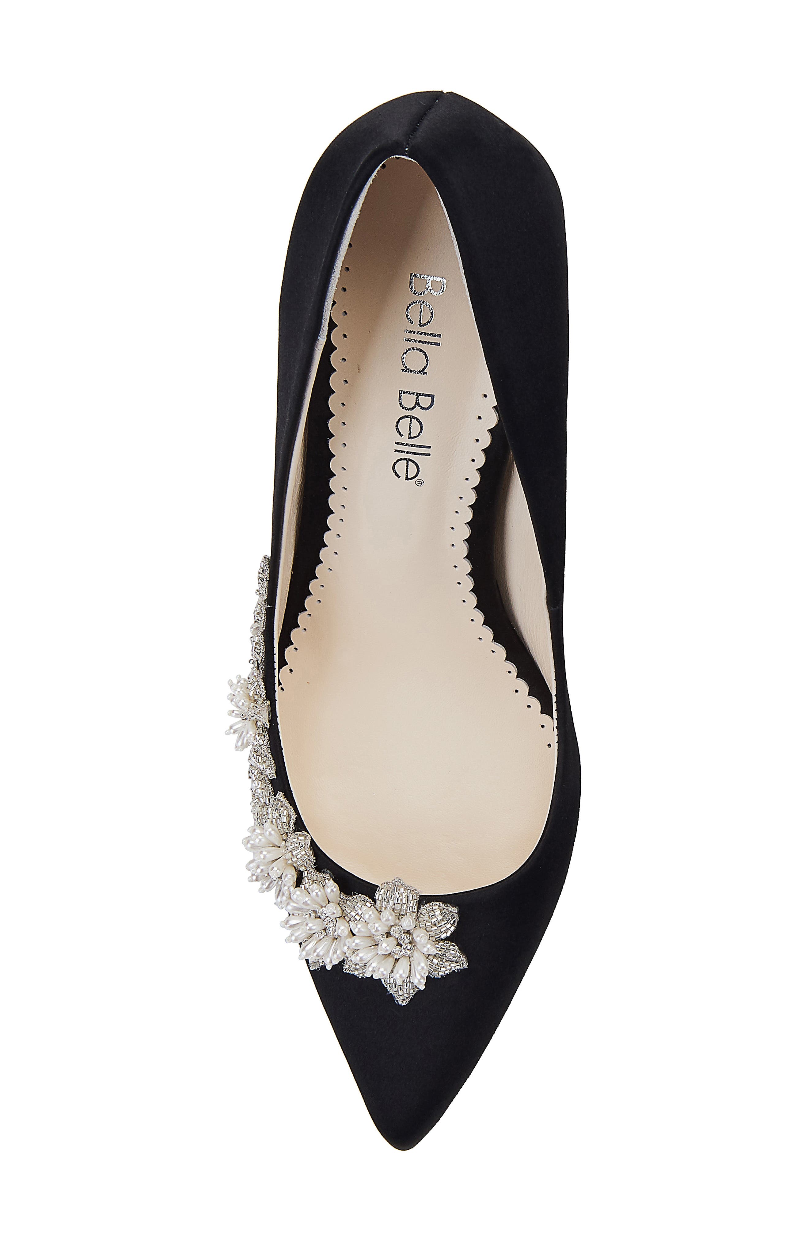 Bella Belle Jasmine Embellished Silk Pump, Alternate, color, 