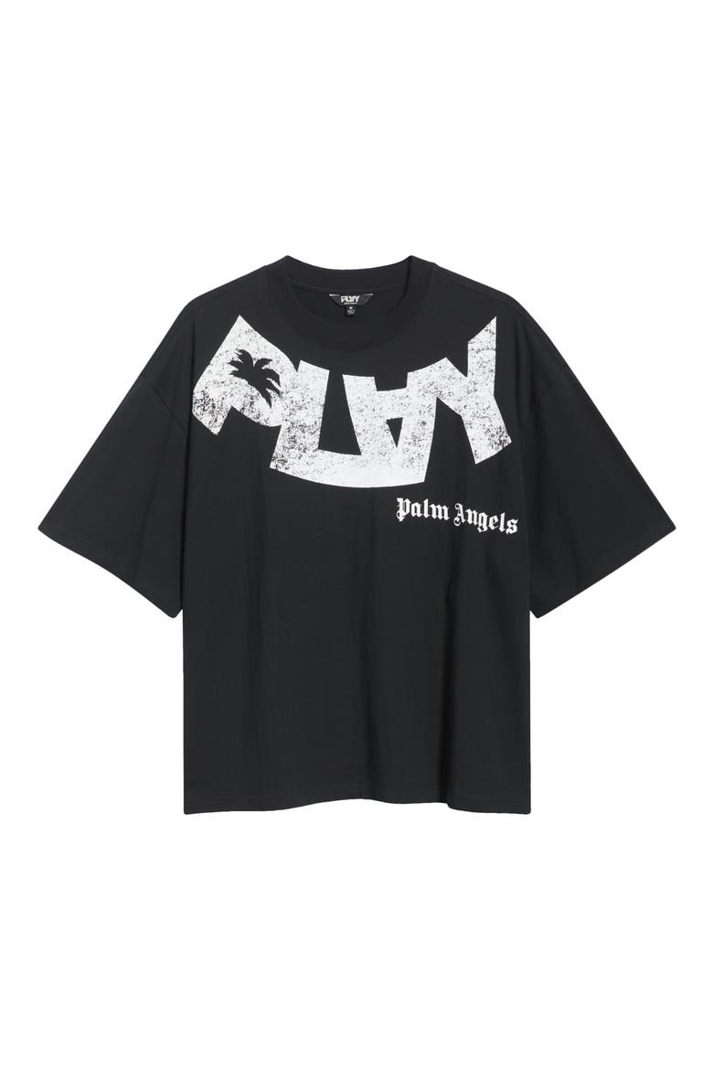Play Cotton Graphic T-Shirt, Main, color, BLACK BEAUTY