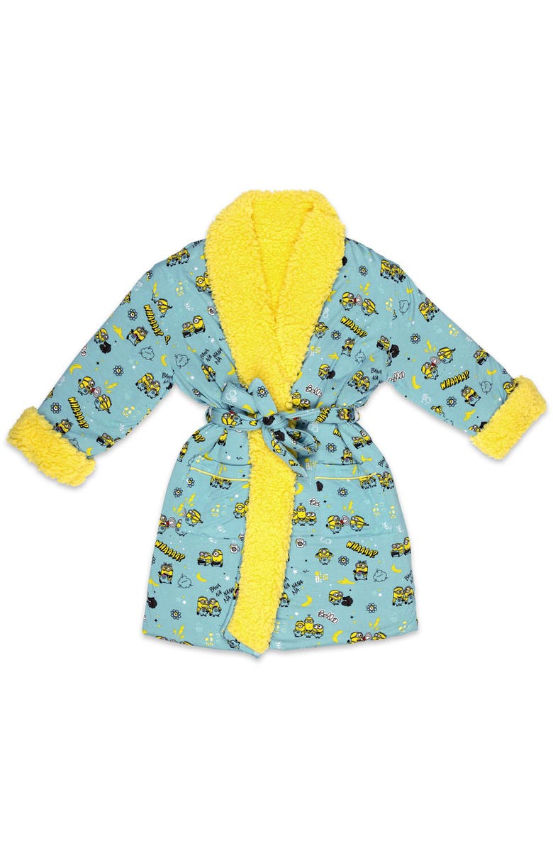 Bellabu Bear Kids Minions Bello Banana Robe, Main, color, 