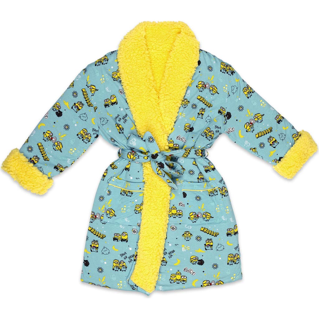 Bellabu Bear Kids Minions Bello Banana Robe In Minions Bello Banana