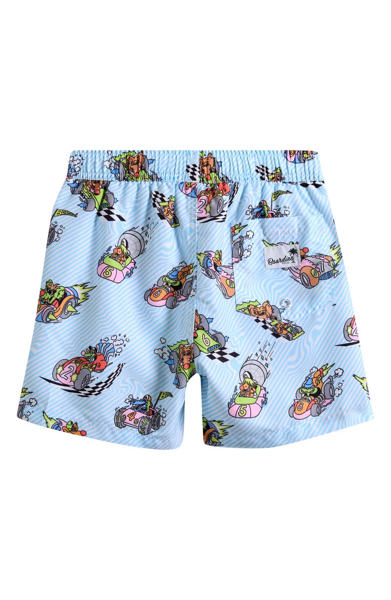Boardies Kids' Wacky Tracks Swim Trunks, Alternate, color, Blue