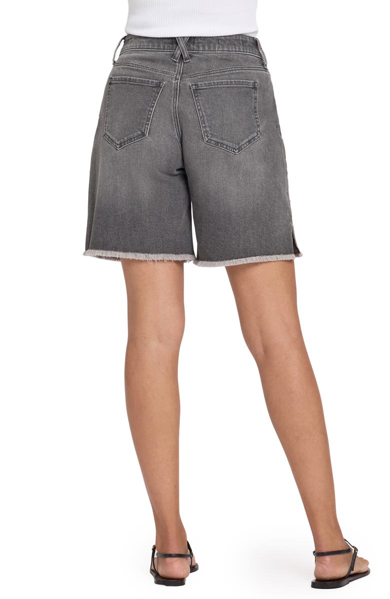 NYDJ Naomi Relaxed Raw Hem Denim Shorts, Alternate, color,