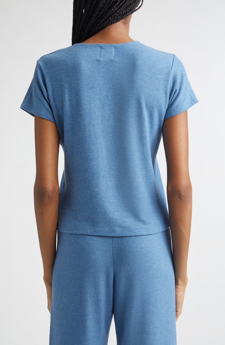 LESET Lauren Margo Top, Alternate, color, Bleuet Melange