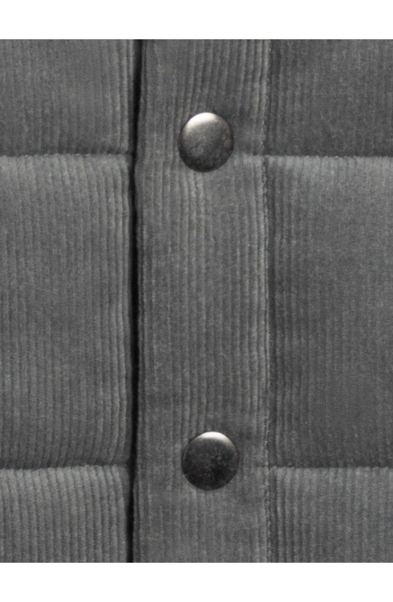 Kendi Idris Corduroy Snap Vest, Alternate, color, Agave