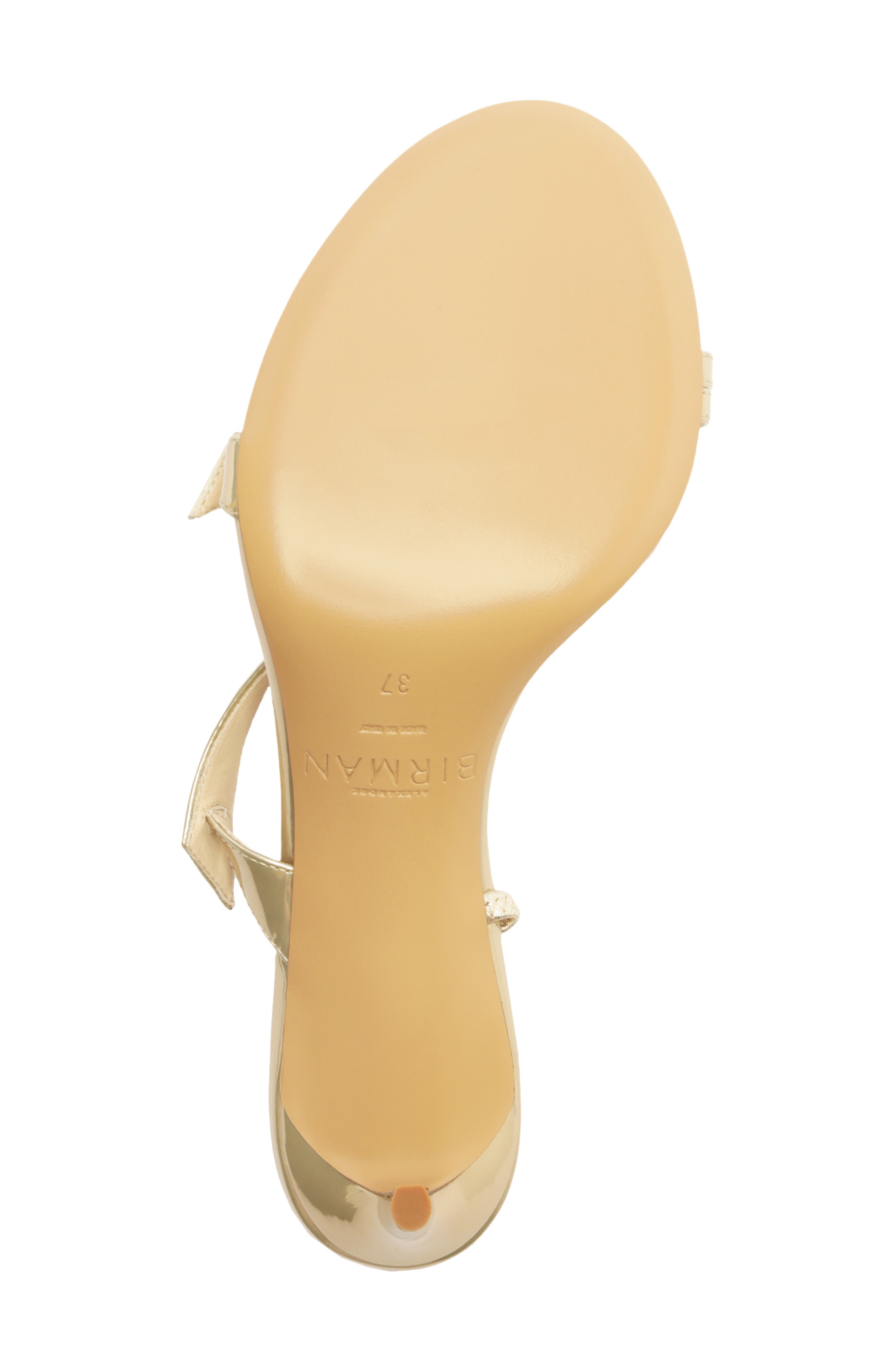 Alexandre Birman Tita Metallic Sandal, Alternate, color, Yellow