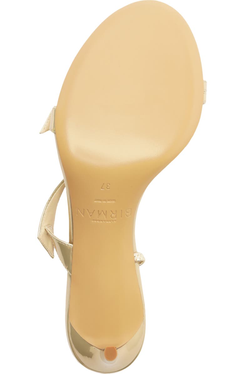 Alexandre Birman Tita Metallic Sandal, Alternate, color, Yellow