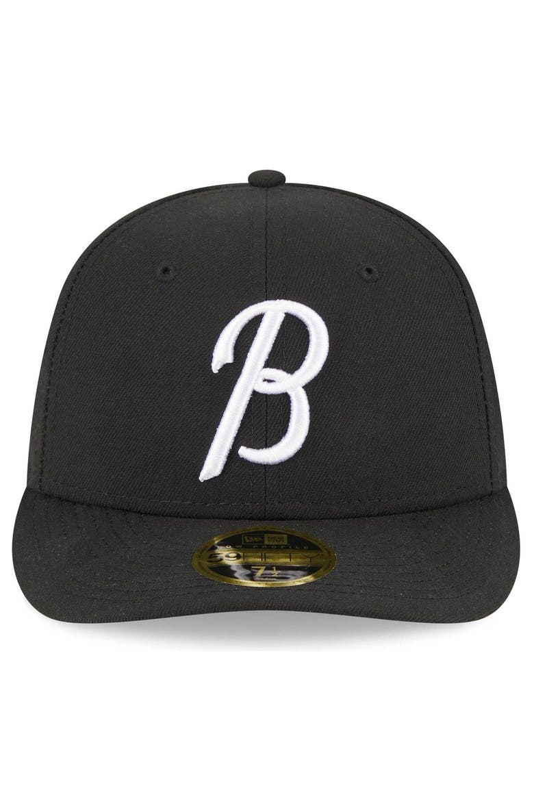 Men's New Era  Black Baltimore Orioles 2023 City Connect Low Profile 59FIFTY Fitted Hat, Alternate, color, Black