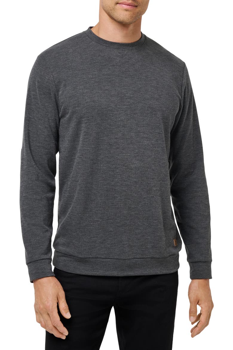 Cloud Sweater, Main, color, HEATHER BLACK