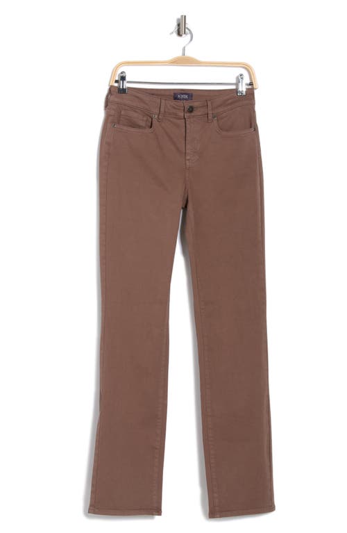 Nydj Marilyn Straight Leg Jeans In Brown