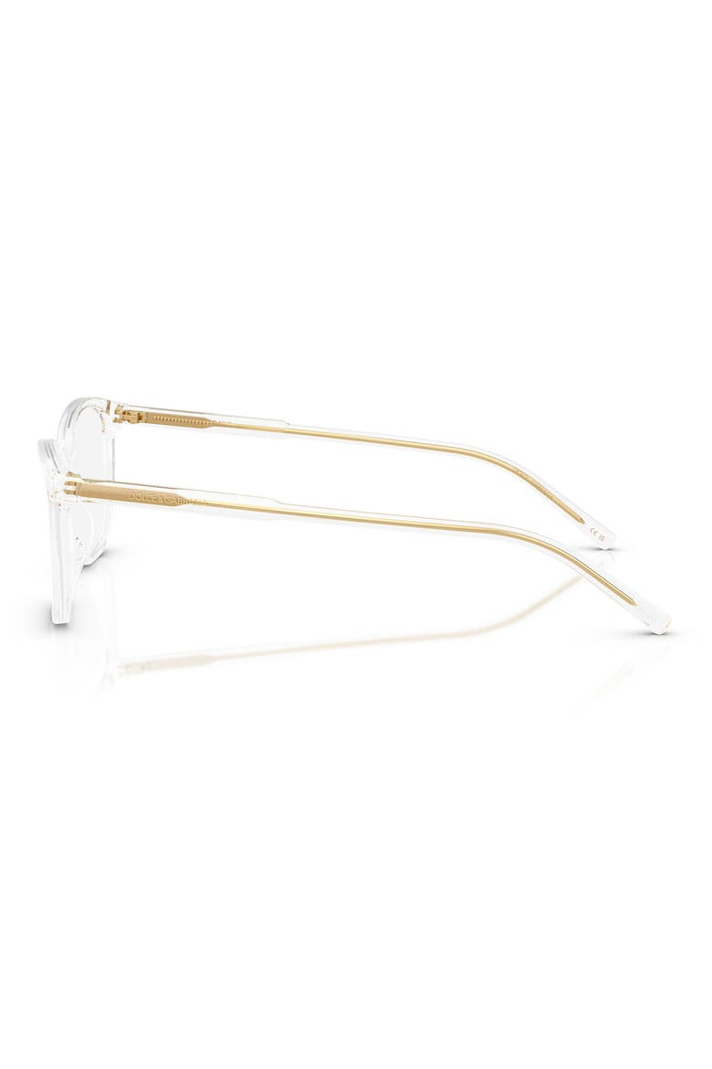 52mm Rectangular Optical Glasses, Alternate, color, CRYSTAL / DEMO LENS
