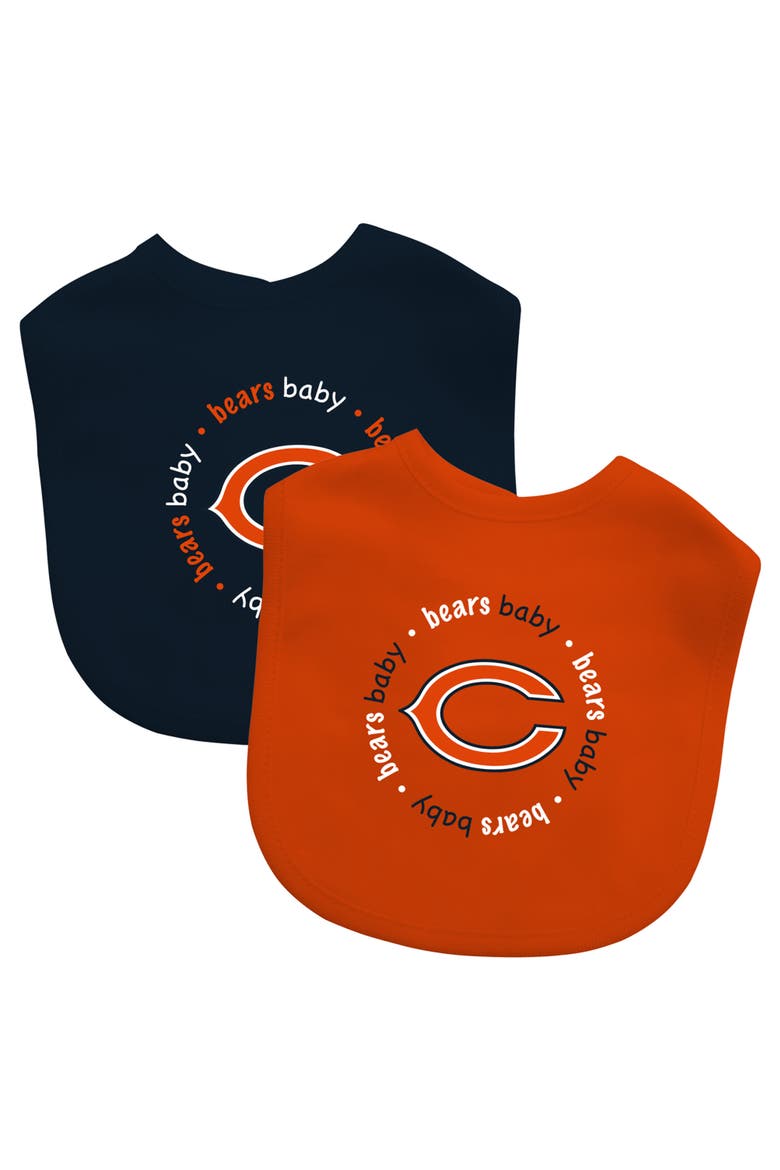Chicago Bears - Baby Bibs 2-Pack, Main, color, Orange