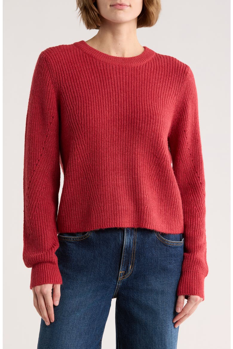 Crewneck Sweater, Main, color, CITY CLAY