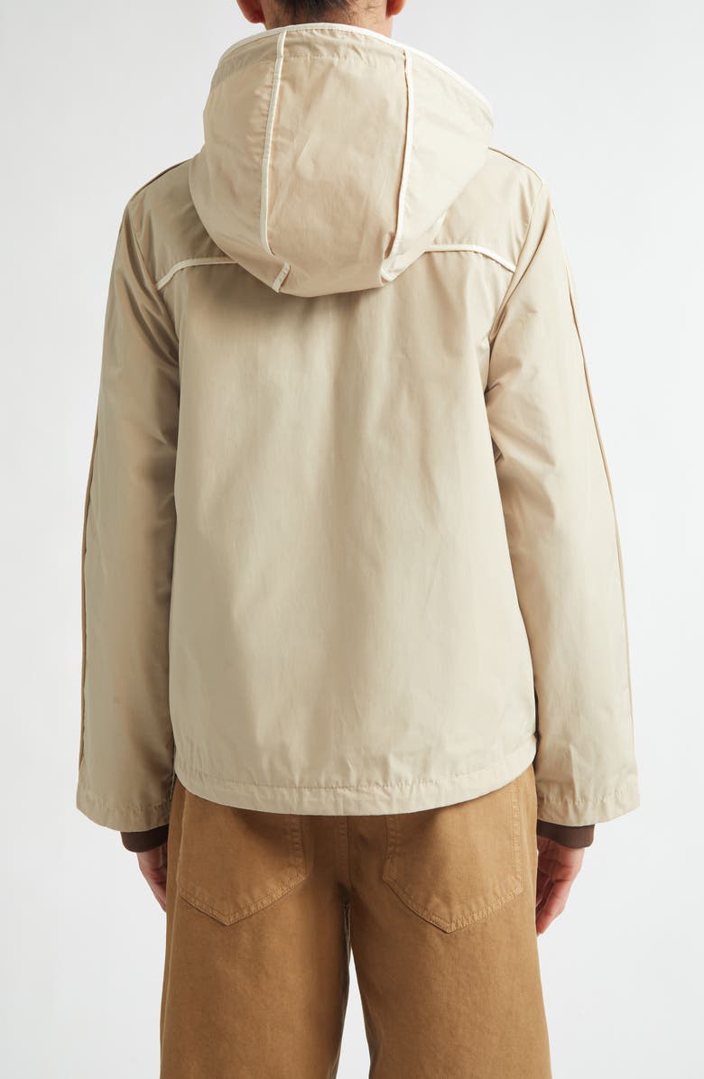 Moncler Sarracenia Hooded Jacket, Alternate, color, Beige
