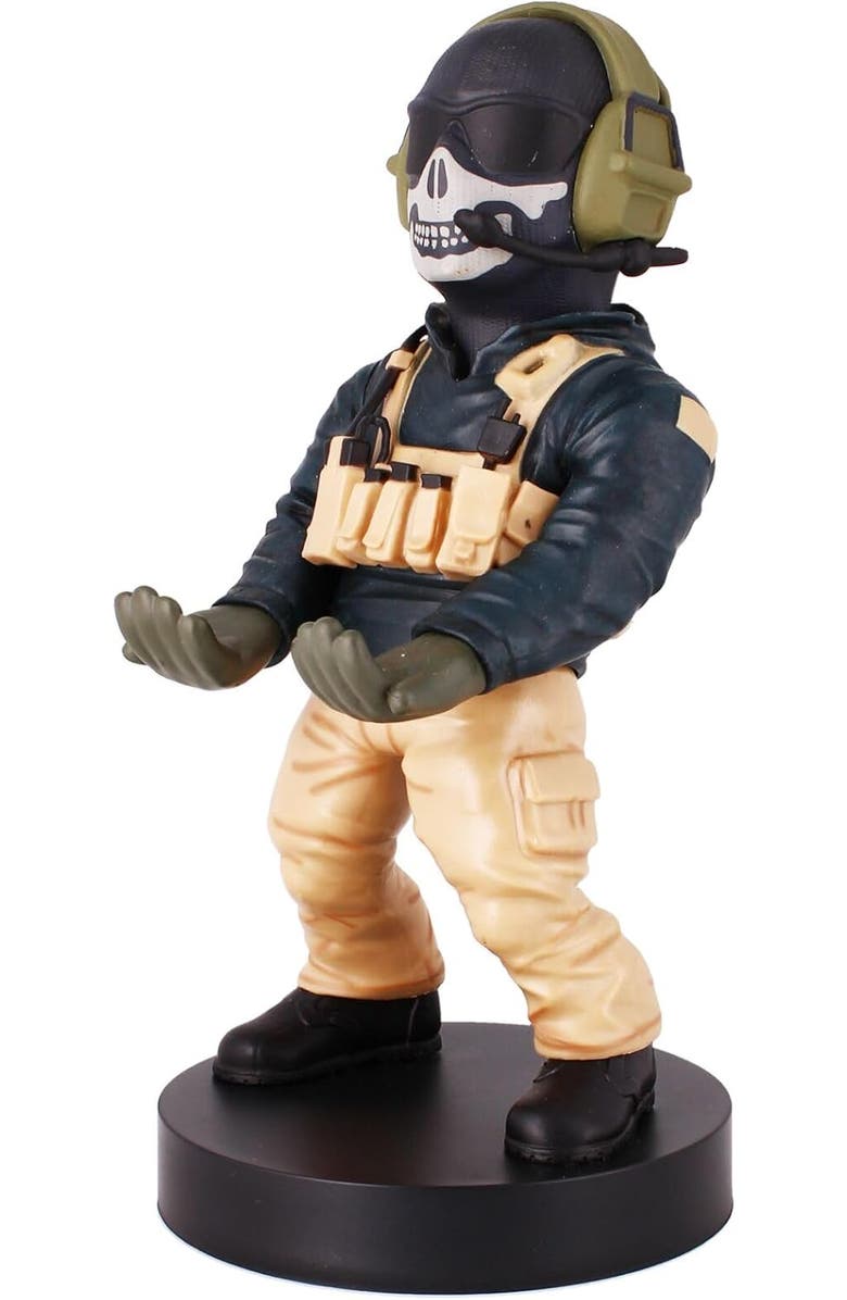 Exquisite Gaming Call of Duty Lt. Simon "Ghost" Riley Mobile Phone & Gaming Controller Holder, Alternate, color, Multicolored