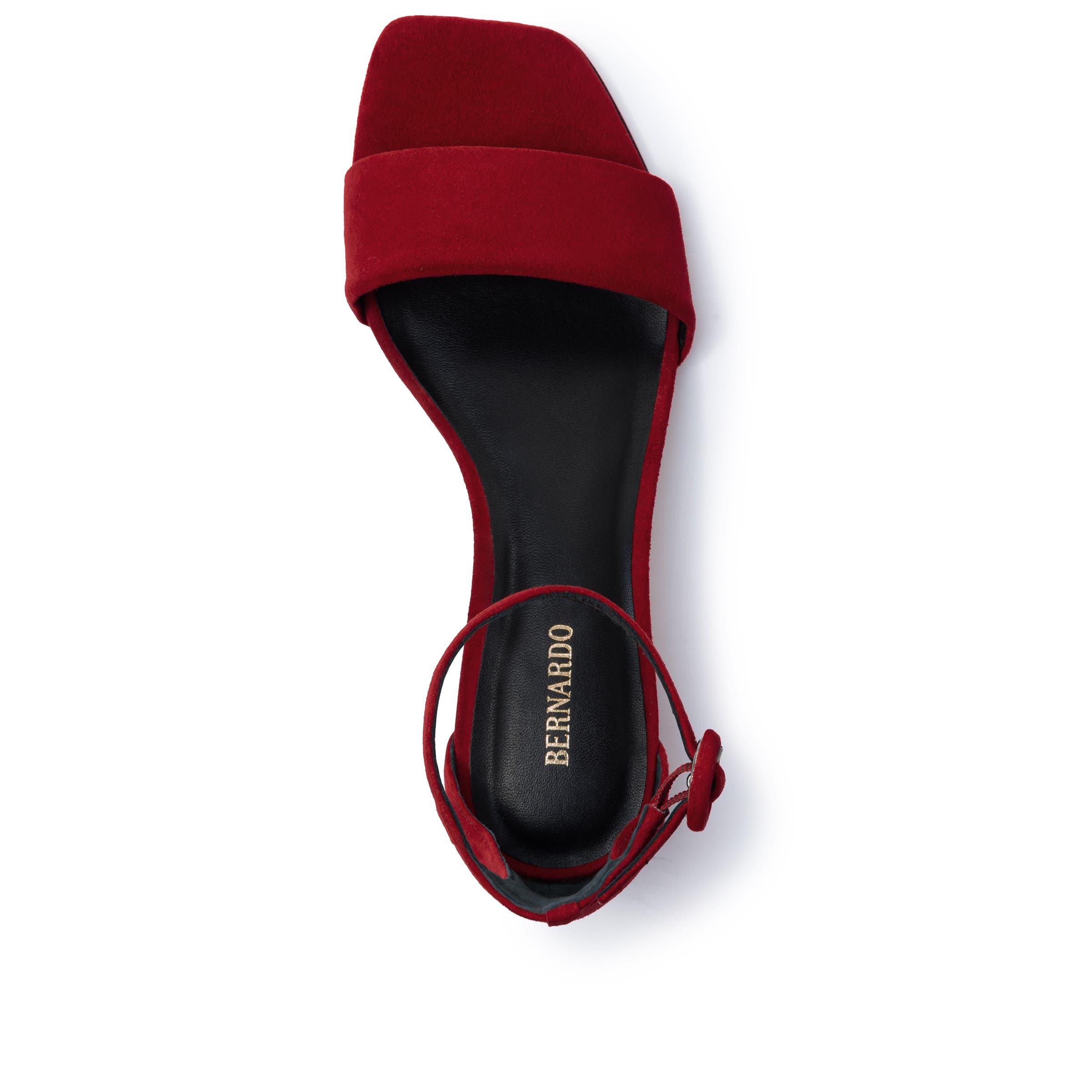 Jalena Ankle Strap Sandal, Alternate, color, DARK RED