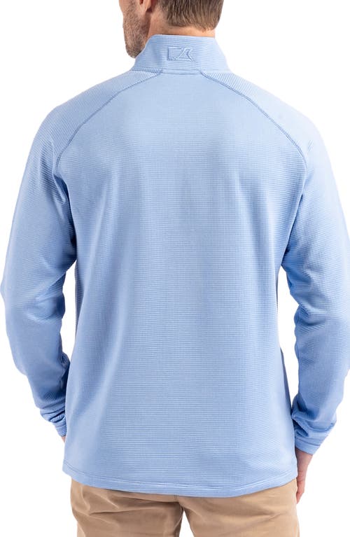 Cutter & Buck Peshastin Fleece Half Zip Pullover In Atlas Heather