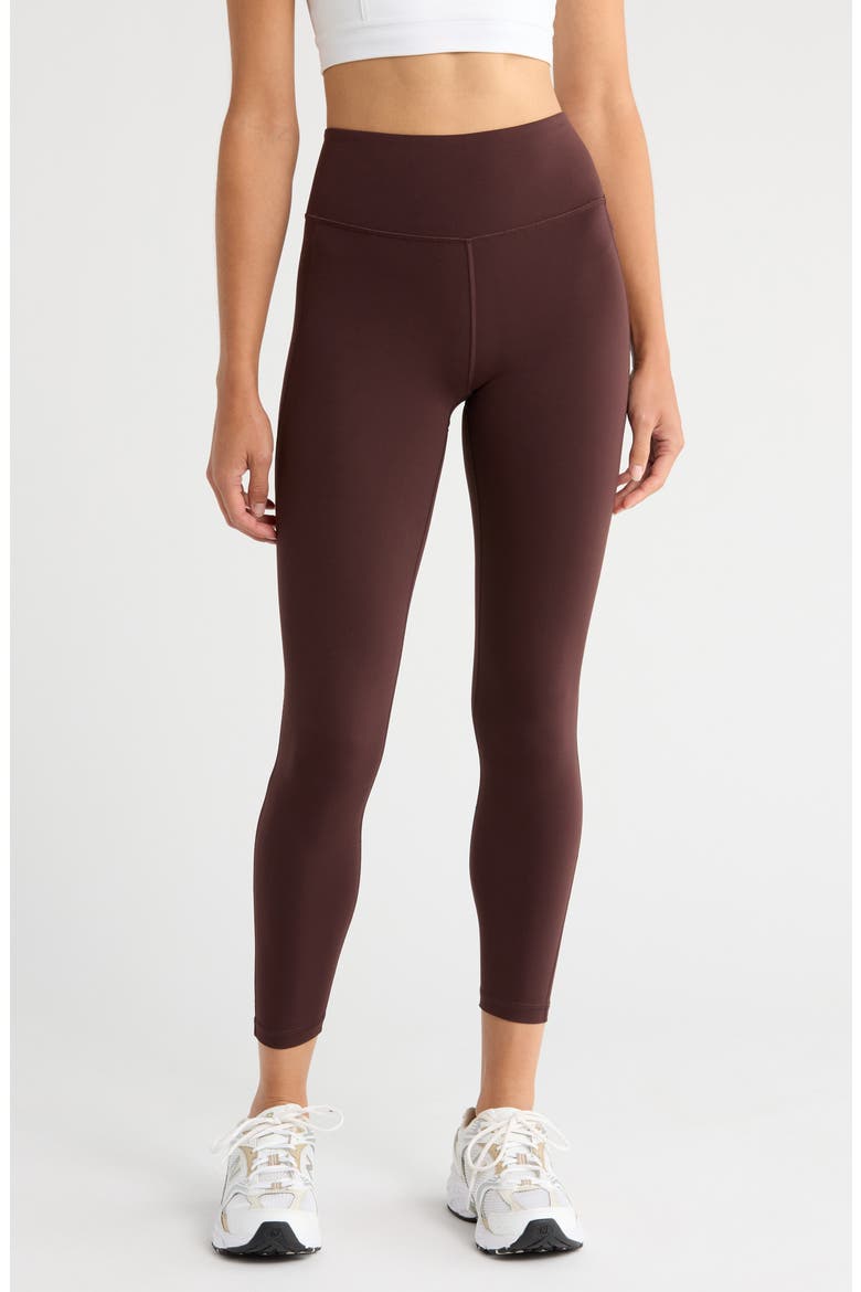 Ultimate Yoga Ankle Leggings, Main, color, SABLE BROWN
