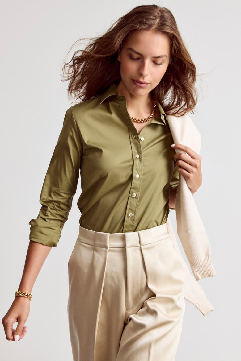 The Icon Shirt, Alternate, color, Olive