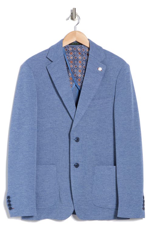 Tom Baine Performance Knit Sport Coat In Sky Blue