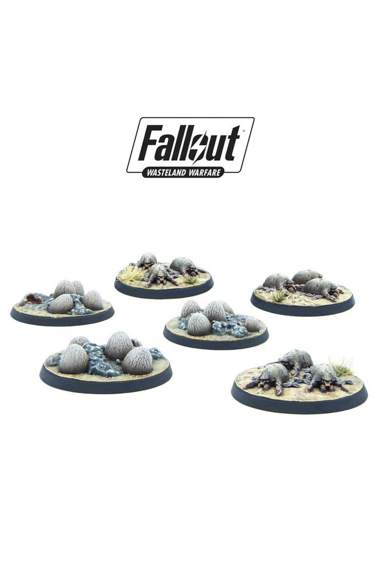 Modiphius Fallout Wasteland Warfare Mirelurk Hatchlings + Eggs, Main, color, Multicolored