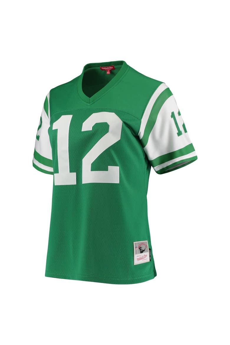Women's Mitchell & Ness Joe Namath Green New York Jets 1969 Legacy Replica Jersey, Alternate, color, Green