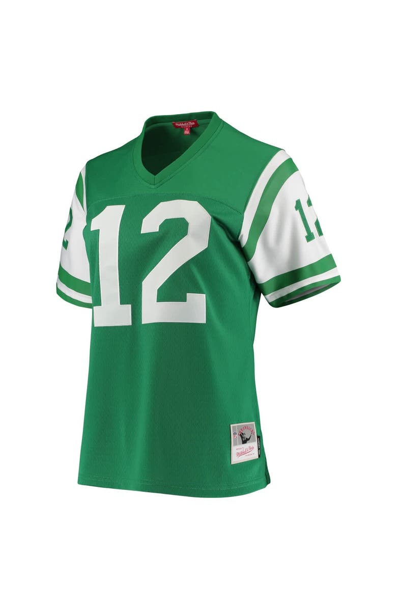 Mitchell & Ness Women's Mitchell & Ness Joe Namath Green New York Jets 1969 Legacy Replica Jersey, Alternate, color, 