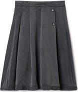 Charlotte & George Velvet A-Line Skirt