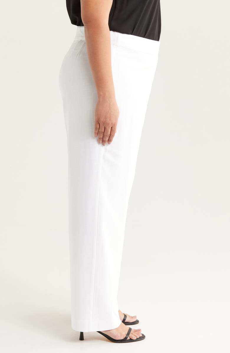Tahari ASL Wide Leg Pants, Alternate, color, White