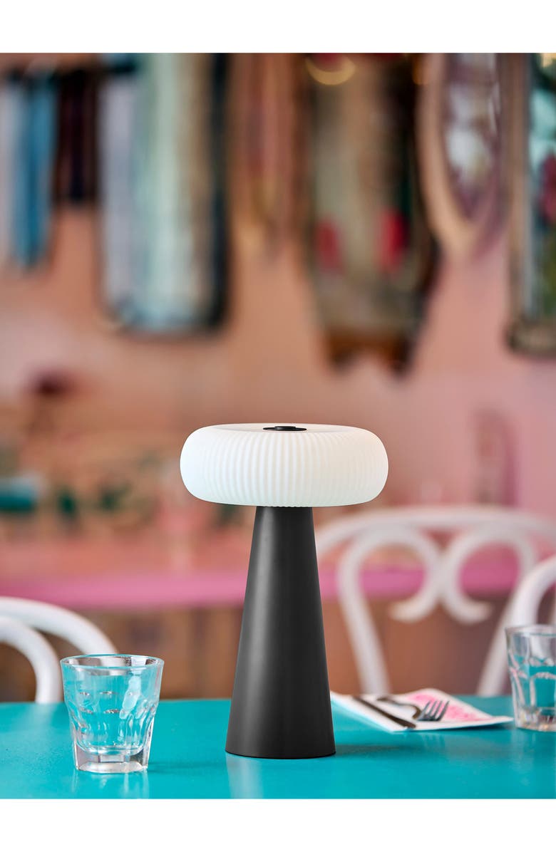 ADESSO LIGHTING Ozzie Cordless LED Lamp, Alternate, color, Black