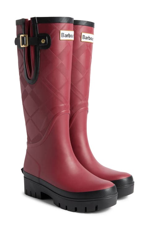 Leighton Tartan Tall Rain Boot