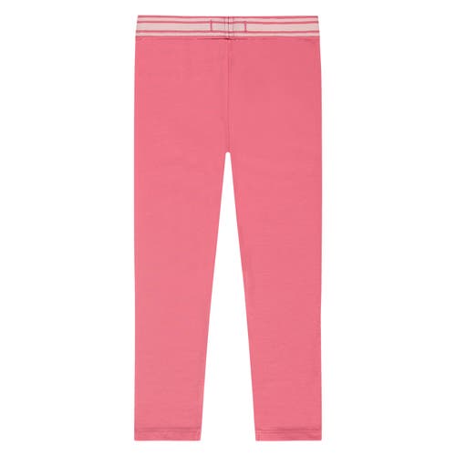 Stains And Stories By Babyface Stripe Waisted Leggings In Pink