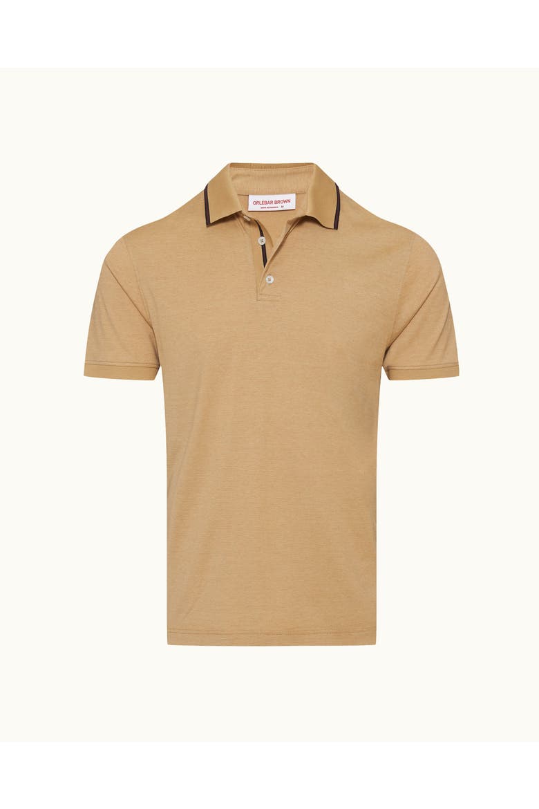 Dominic Cotton Classic-Fit Polo Shirt, Alternate, color, Biscuit