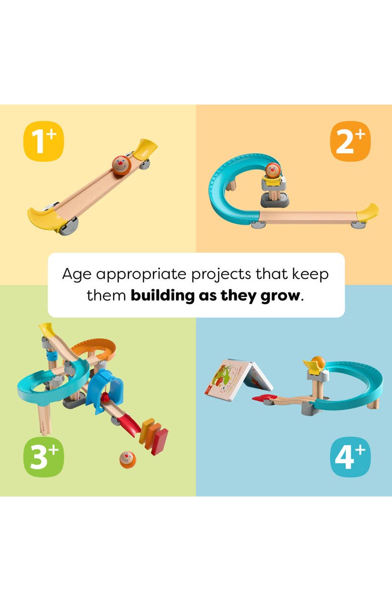 HABA Kullerbu Build & Go Creative Curves, Alternate, color, Multi