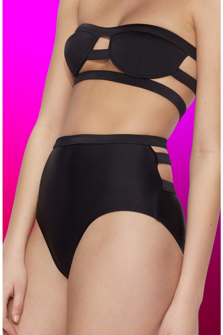 'Bouloux' Bikini Bottoms, Alternate, color, BLACK