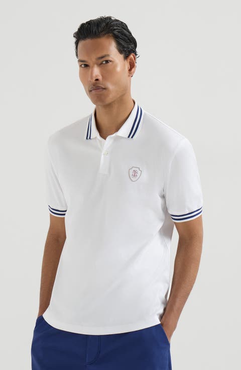 Jersey polo shirt