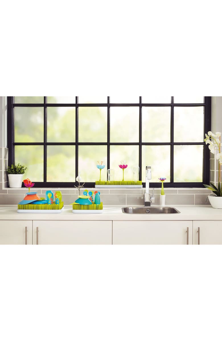 TOMY Boon<sup>®</sup> GRASS<sup>®</sup> Countertop Drying Rack, Spring Green, Alternate, color, Multicolored