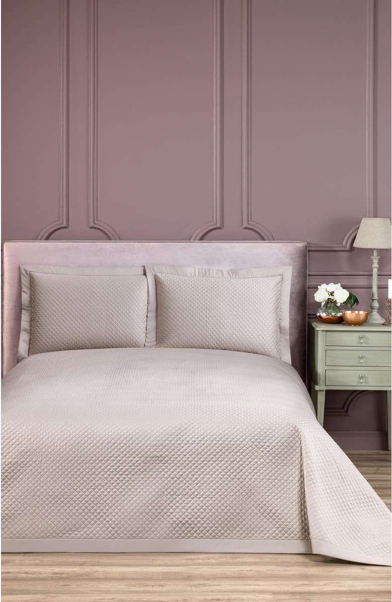 Togas Dorian Bedcover, Alternate, color, Grey