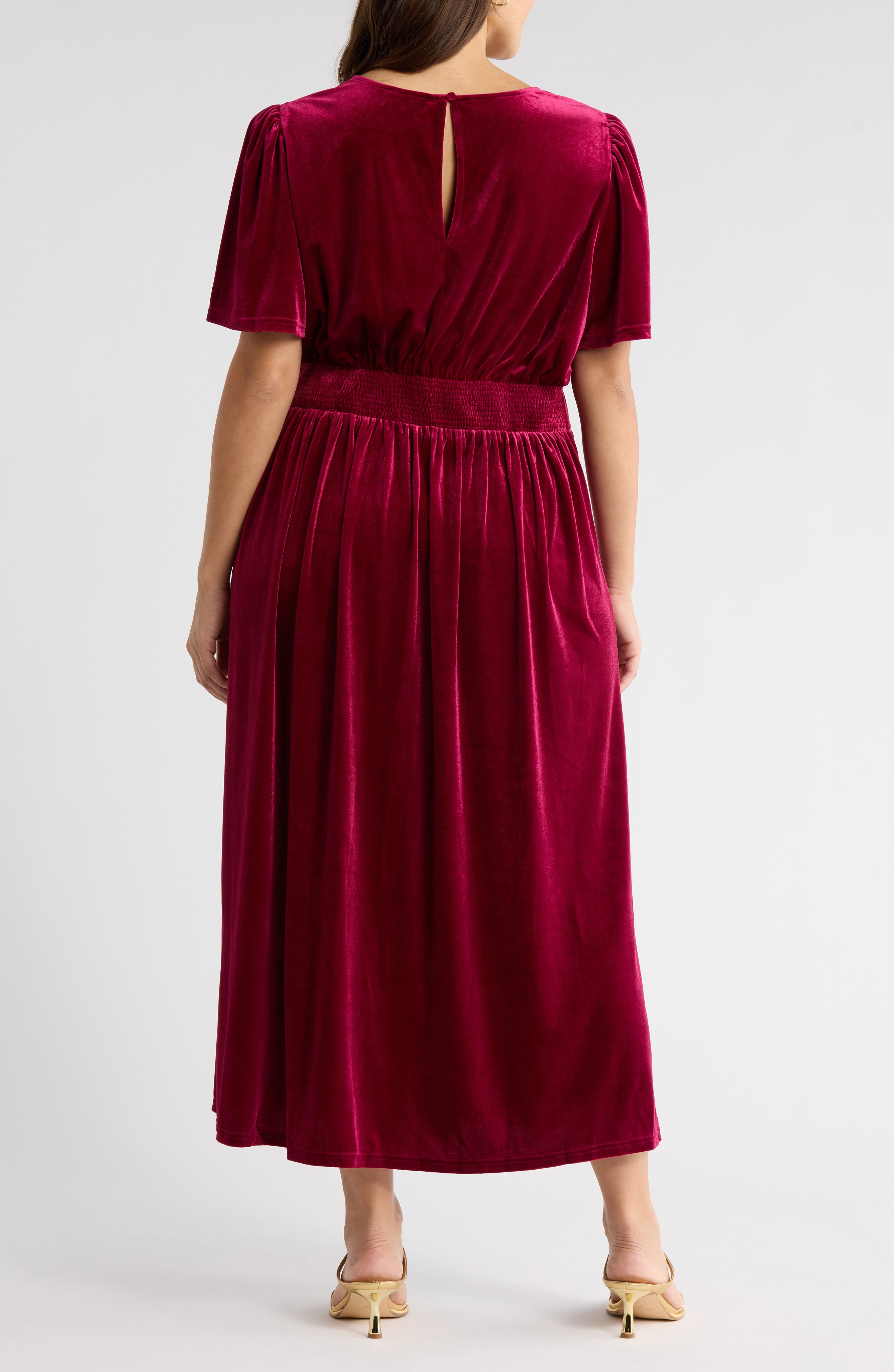 Night Bloom Velvet Maxi Dress - image 4