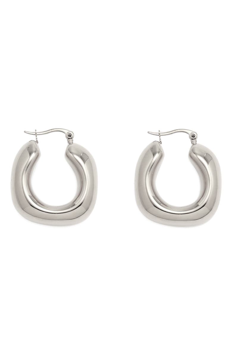Petit Moments Chunky Hoop Earrings, Main, color, 