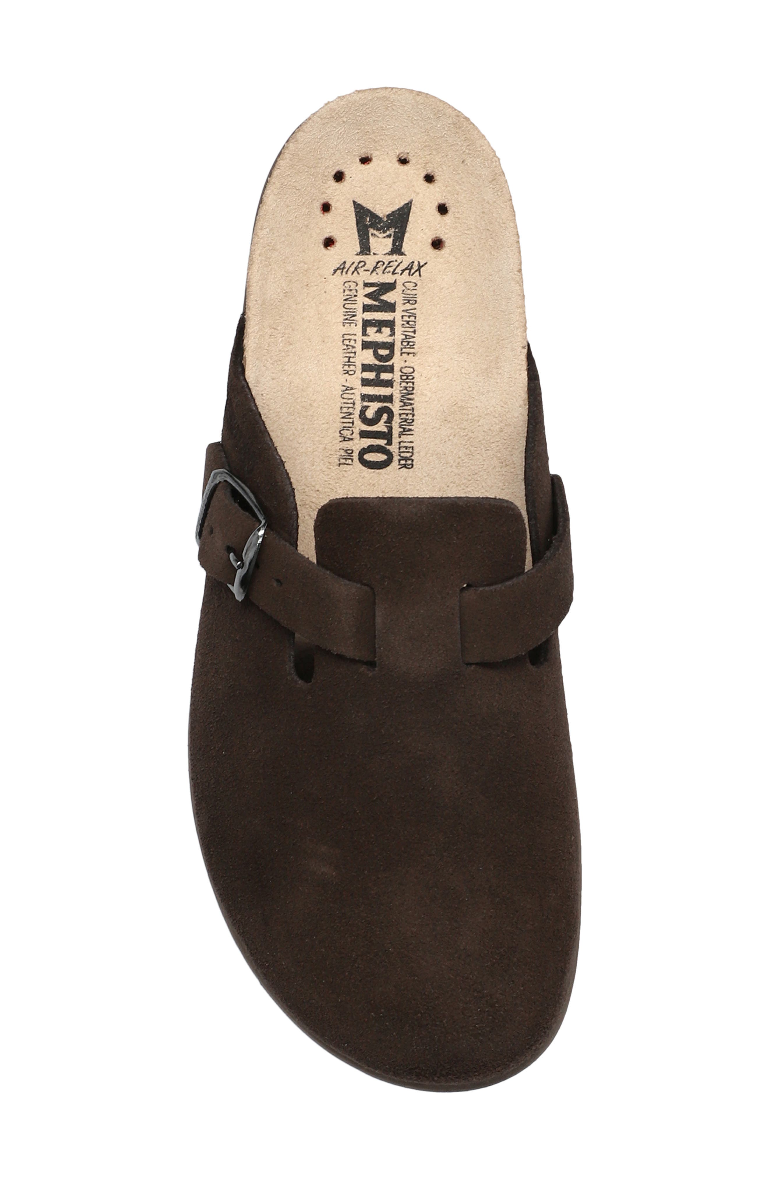 Halina Footbed Clog, Alternate, color, DARK BROWN 62851/ 12