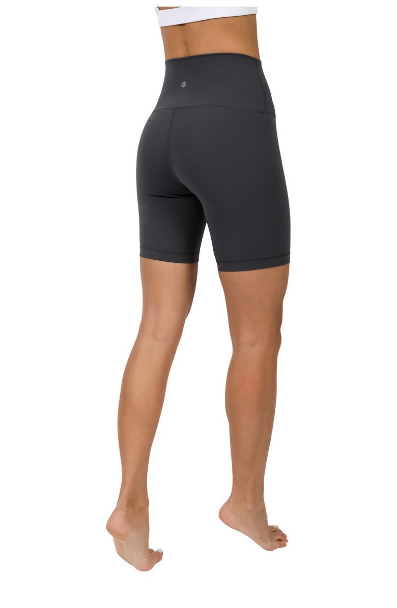 90 DEGREE BY REFLEX Superflex Elastic Free Waistband Bike Shorts, Alternate, color, 