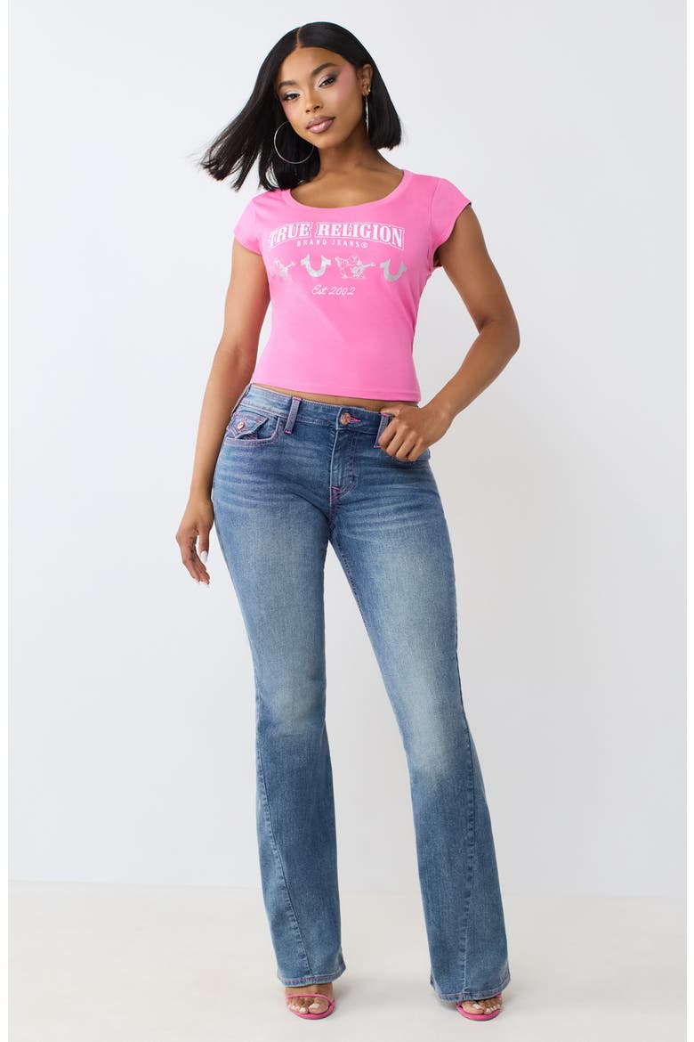 Scoop Neck Graphic Baby T-Shirt, Alternate, color, AZALEA PINK