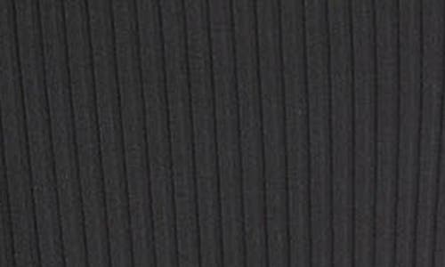 Vince Ribbed Long Sleeve Midi Dress