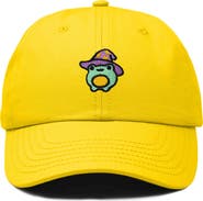 Dalix Sorcerer Frog Embroidered Dad Hat