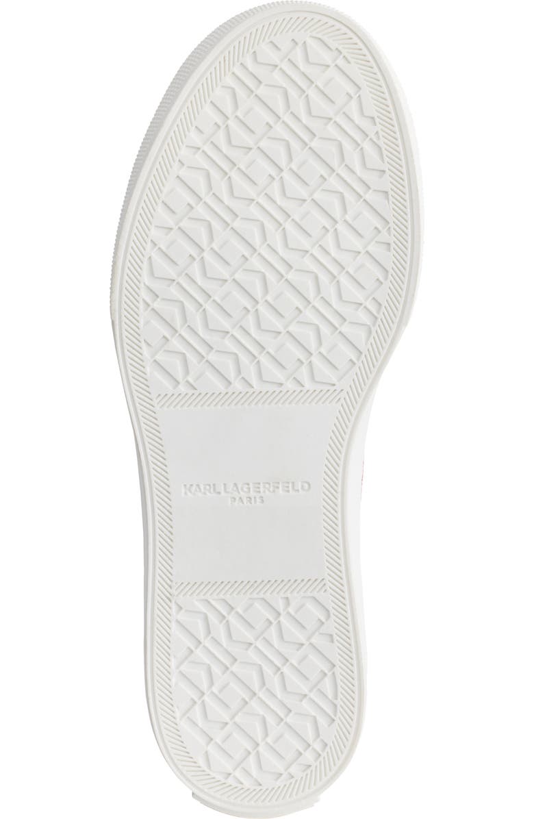 KARL LAGERFELD PARIS Giddeon Low Top Sneaker, Alternate, color, Teaberry